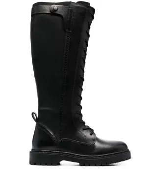 Geox Bleyze knee-high boots - Black - サムネイル1