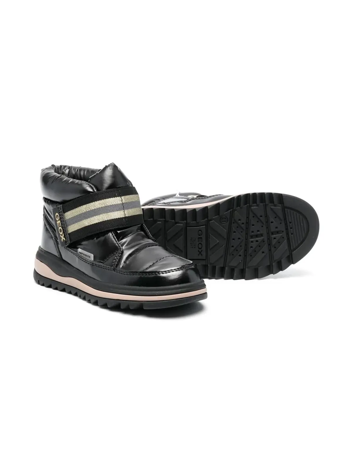 Geox Kids アデルハイド AB タッチストラップ ブーツ - 画像2