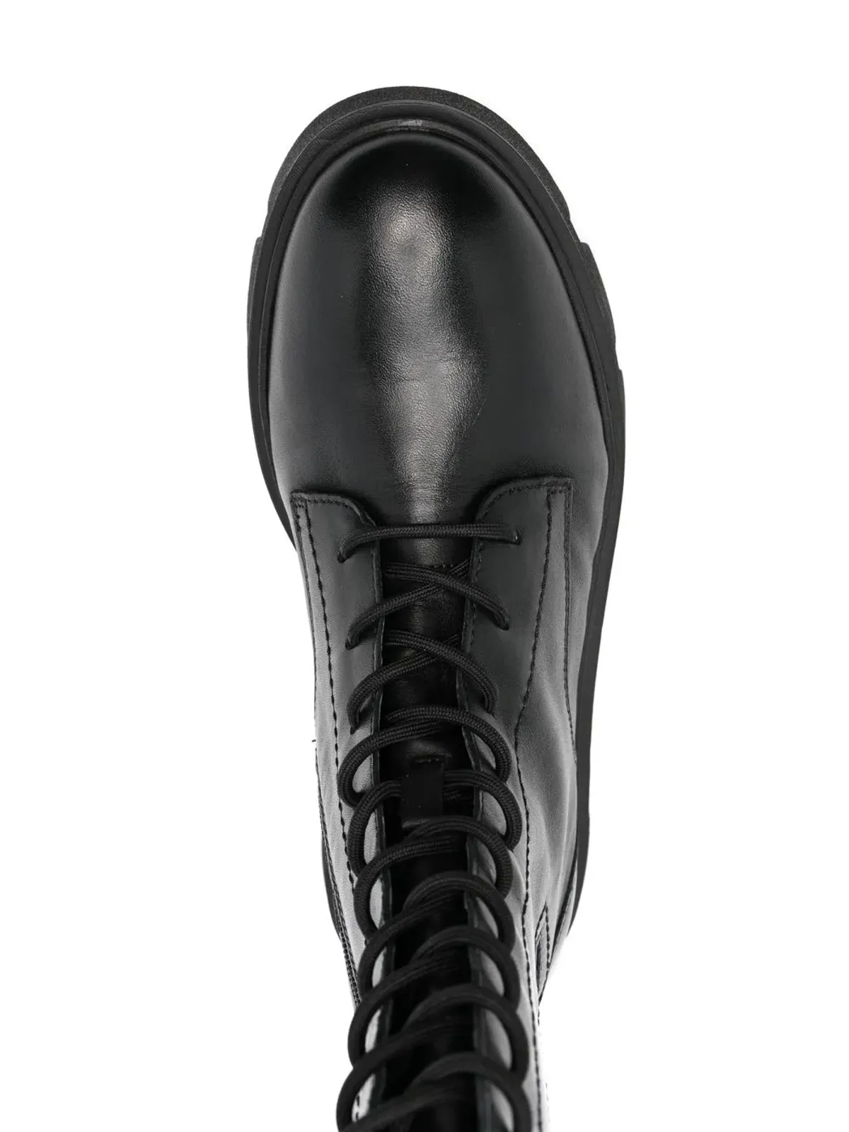 Geox Vilde レザー コンバットブーツ - Black - 画像4