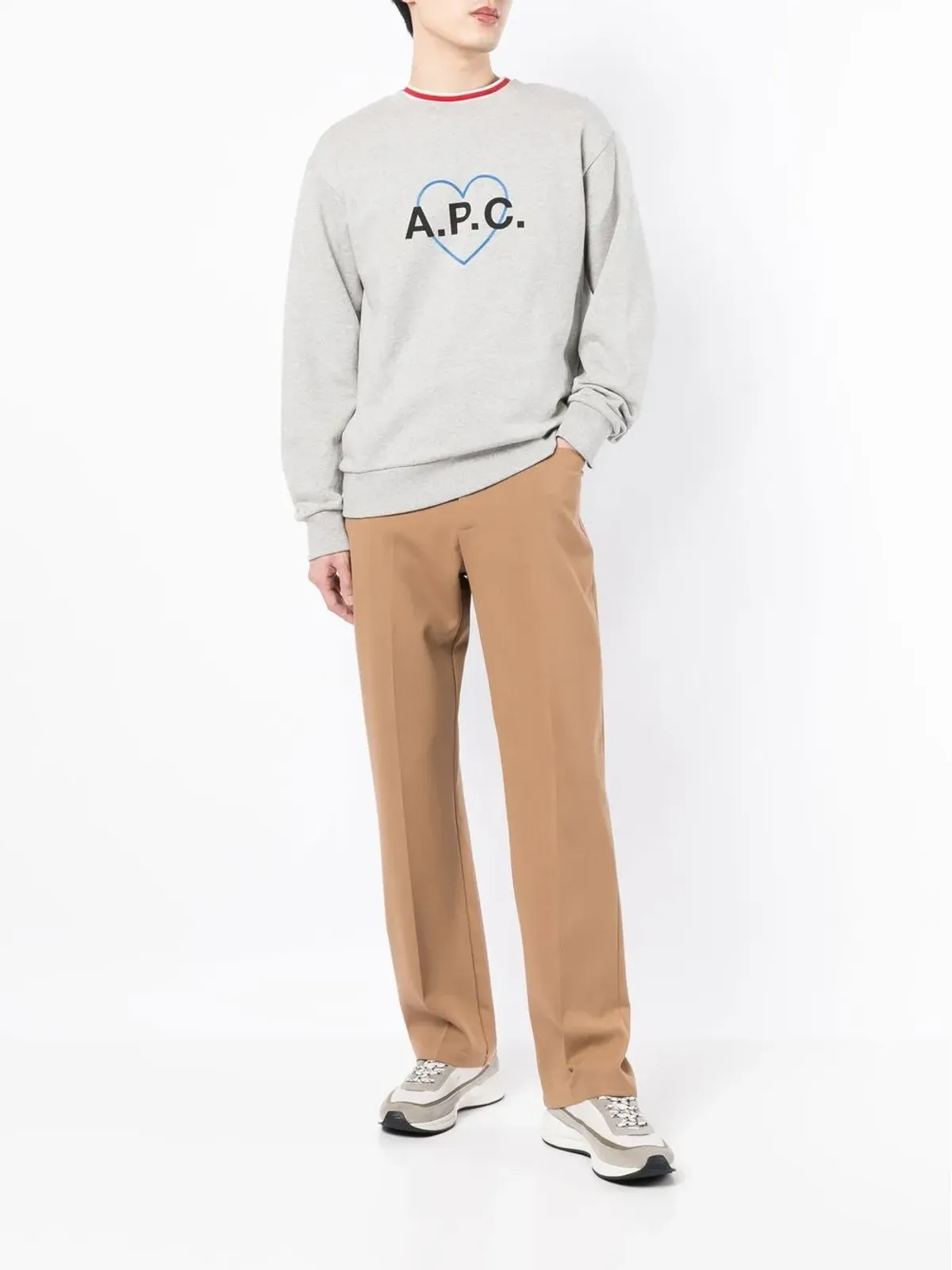 A.P.C. Jules ロゴプリント スウェットシャツ - 画像2