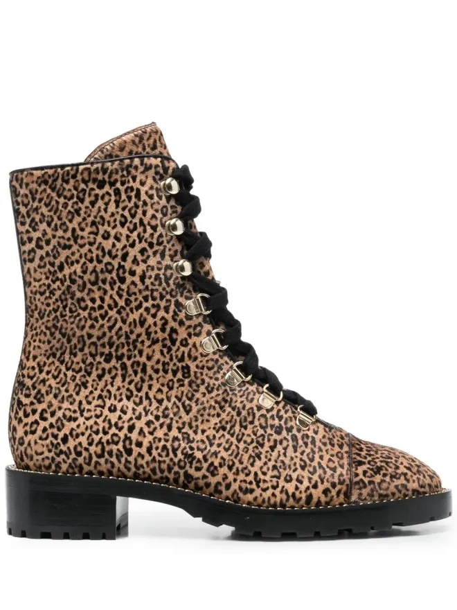Stuart Weitzman Stuart Weitzman ジャガー柄40mm アンクルブーツの商品画像