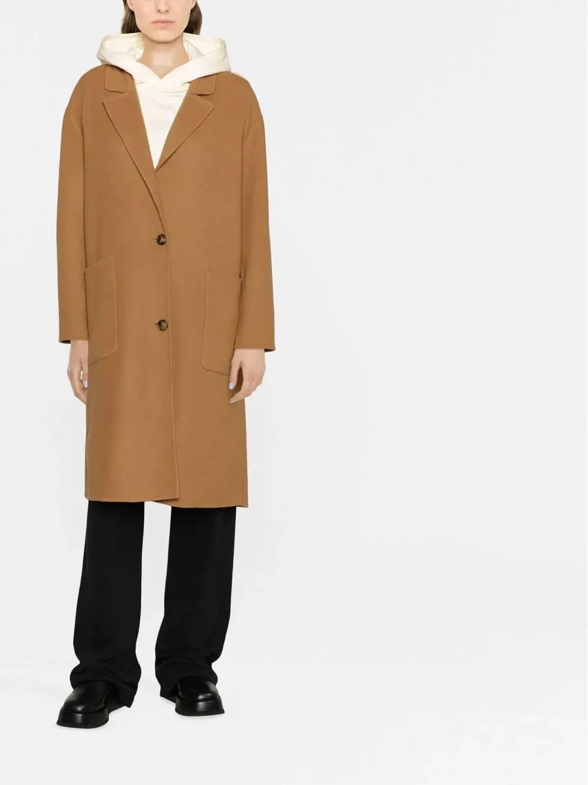 Woolrich マンテコ ダブルウールコート - 画像2