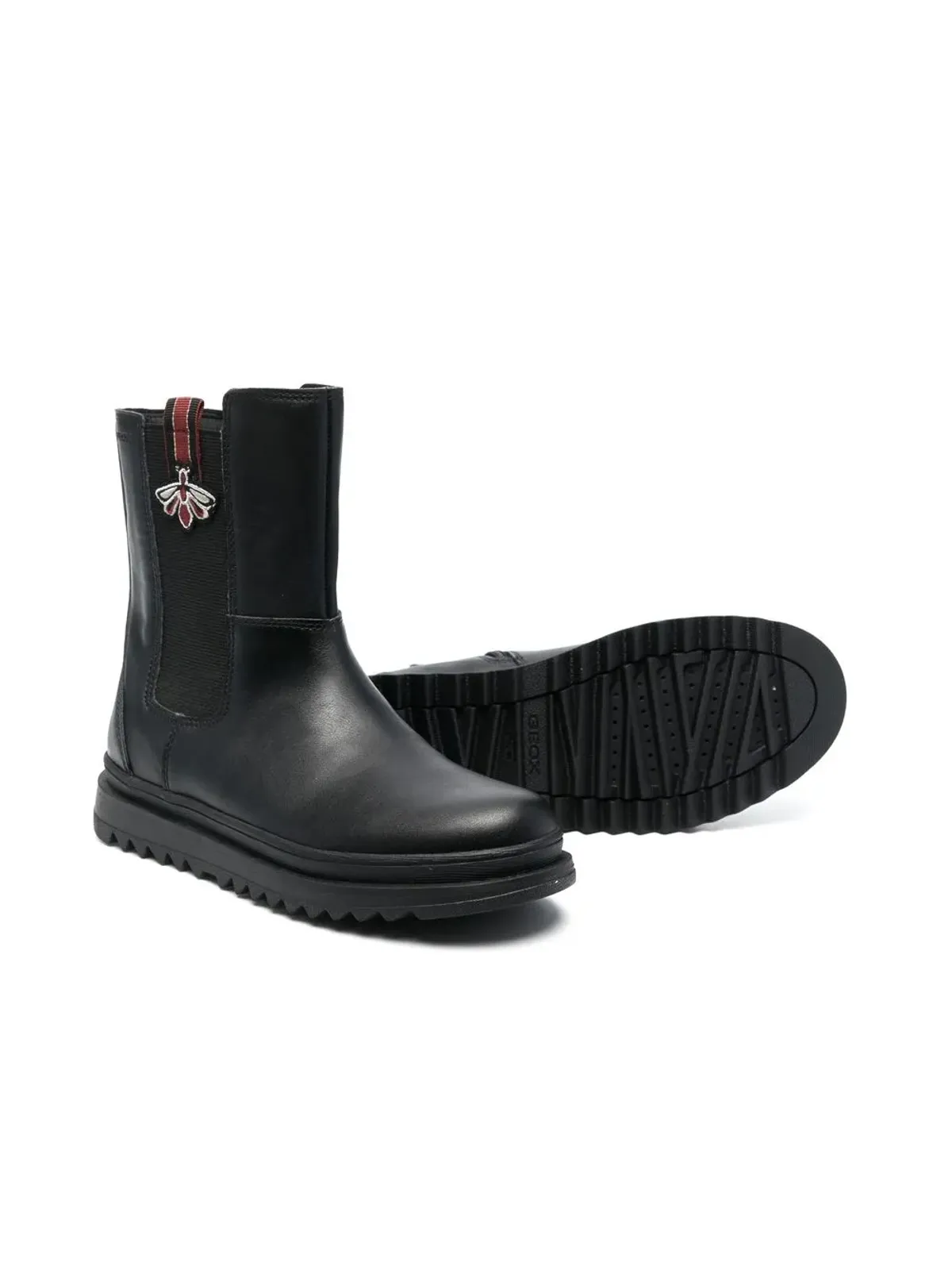 Geox Kids Gillyjaw combat boots - Black - 画像2