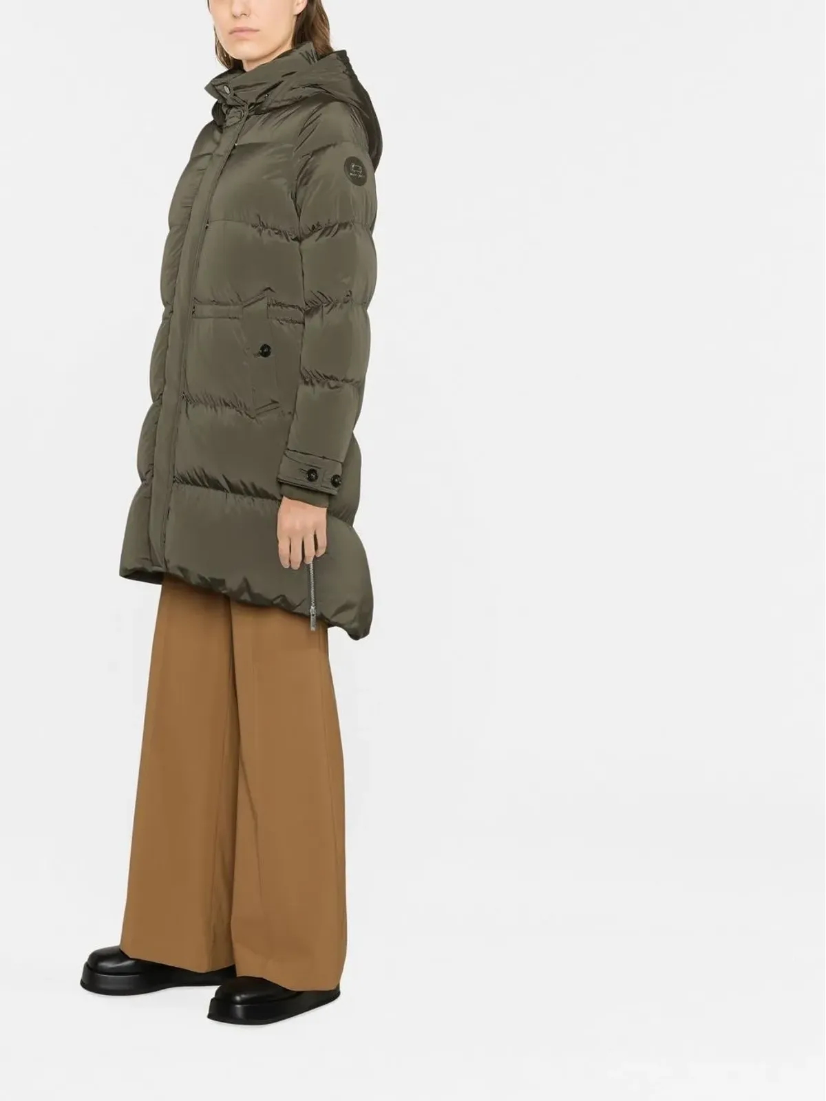 Woolrich ダウン入りフード付きコート - 画像4