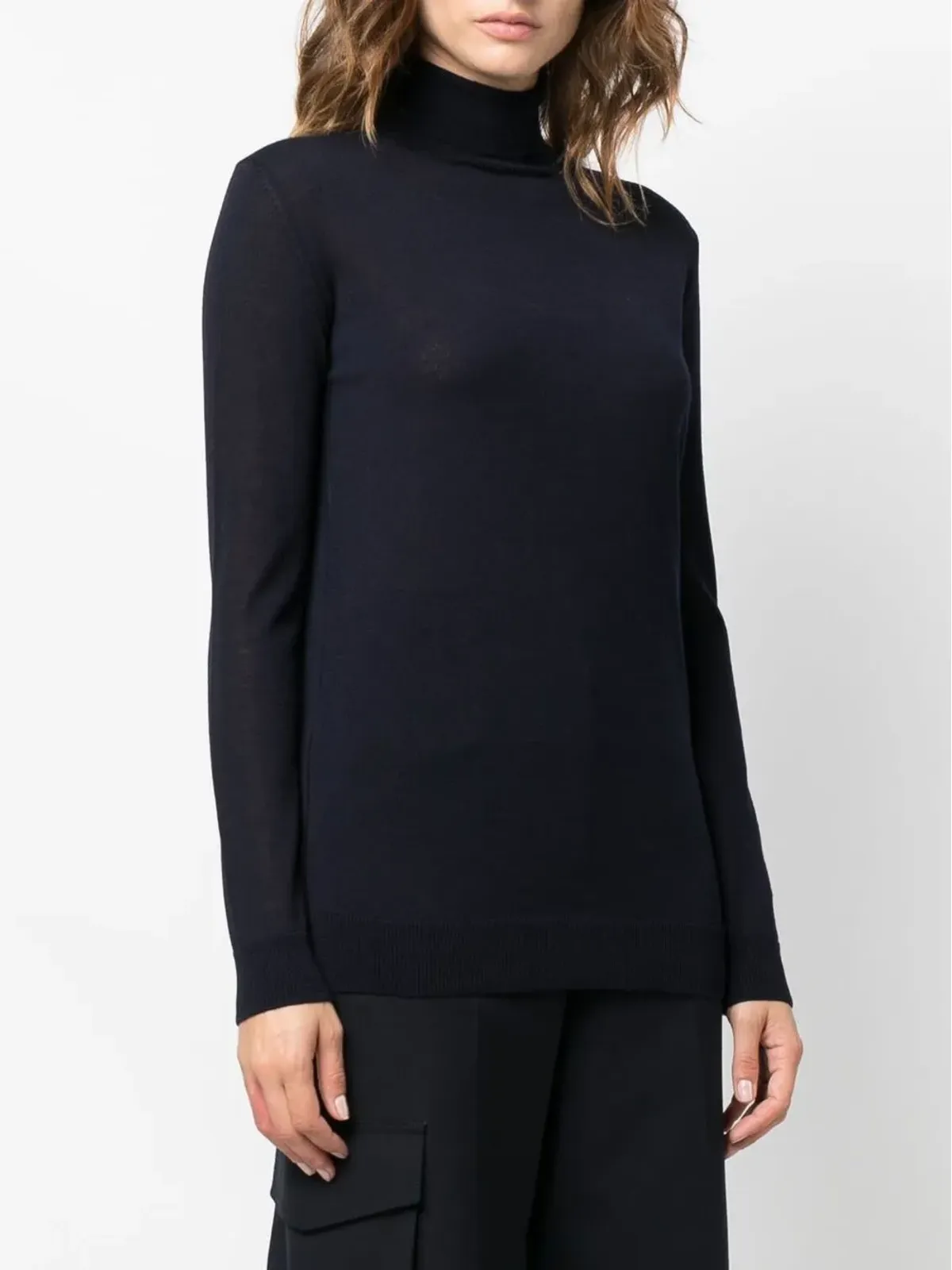 Woolrich ファインニット タートルネックトップ - 画像3