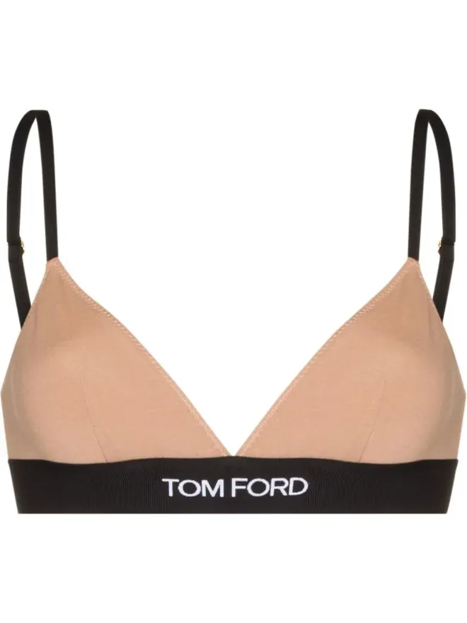 TOM FORD TOM FORD ロゴ入りアンダーバンド三角ブラの商品画像