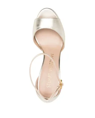 Stuart Weitzman ディスコ・プラットフォームサンダル ゴールド - サムネイル4