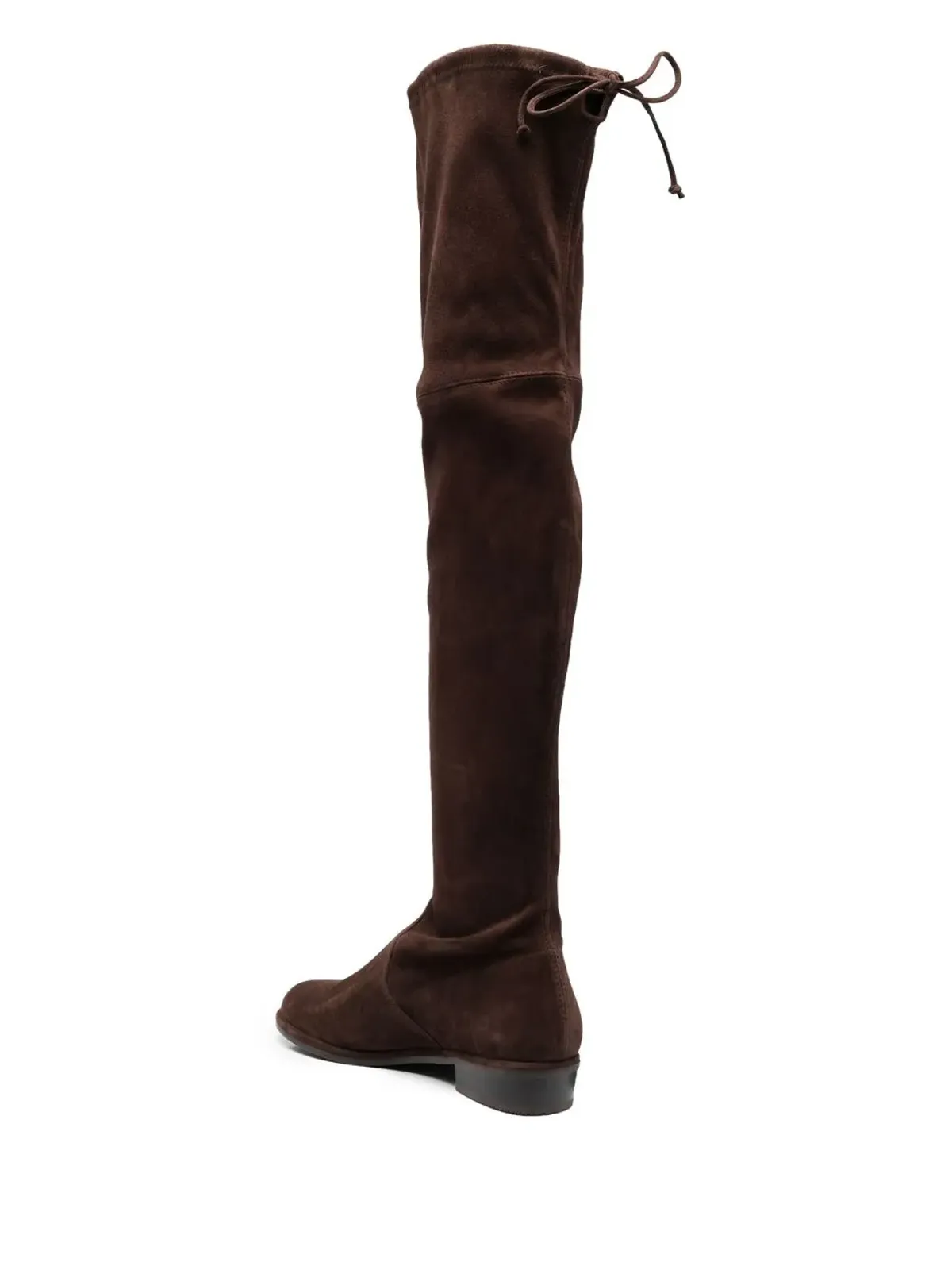 Stuart Weitzman Lowland タイハイブーツ ブラウン - 画像3