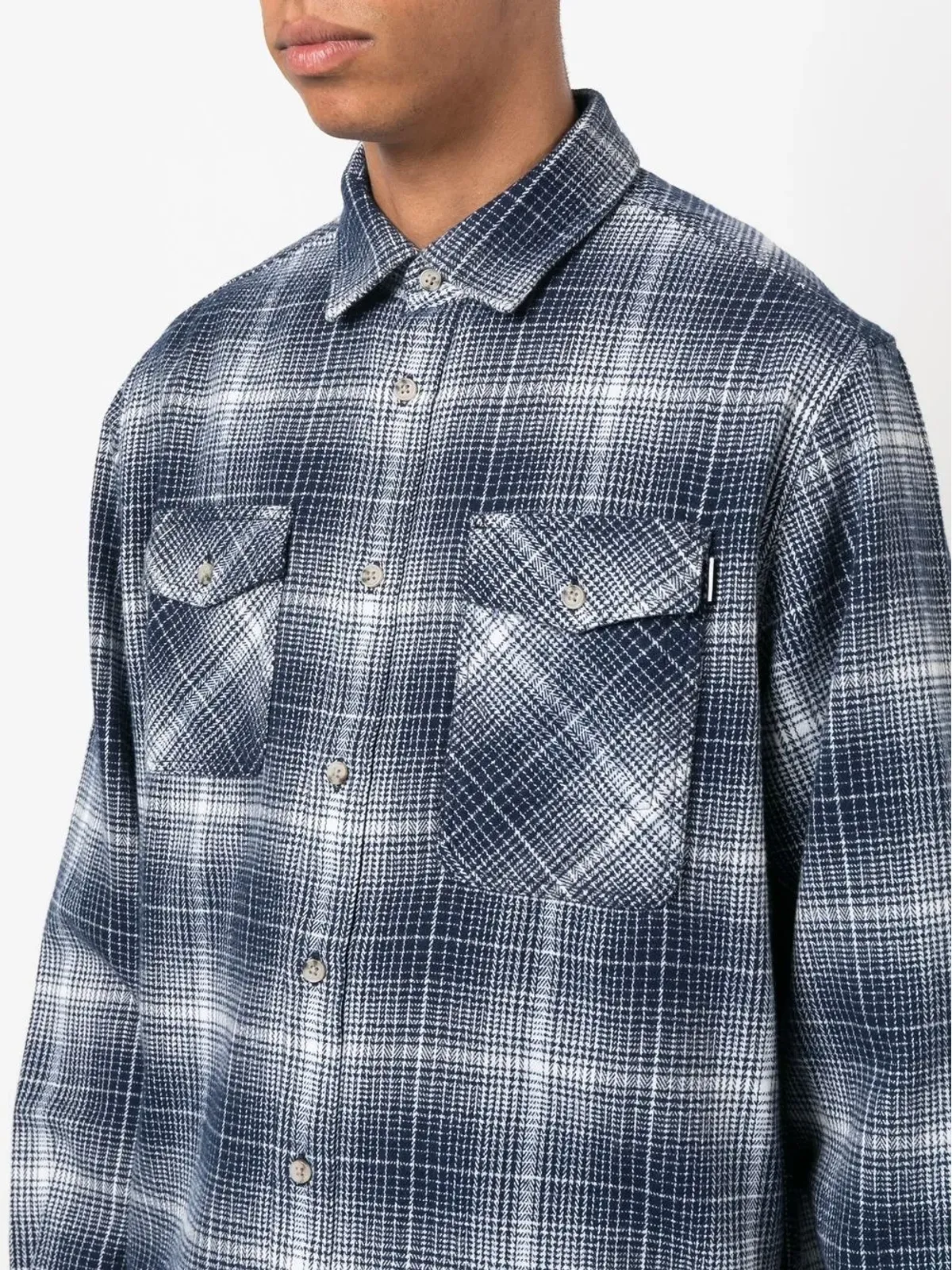Woolrich チェック柄ボタンアップシャツ - 画像5