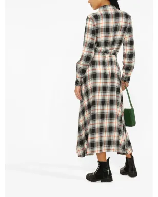 Woolrich チェックシャツドレス ブラック - サムネイル4