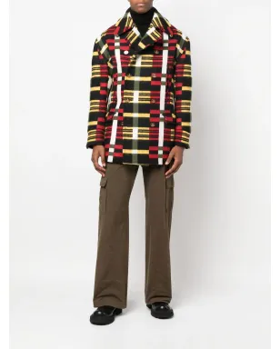 Vivienne Westwood チェック柄ダブルブレストコート - サムネイル2