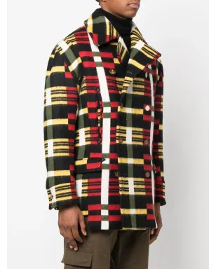 Vivienne Westwood チェック柄ダブルブレストコート - サムネイル4
