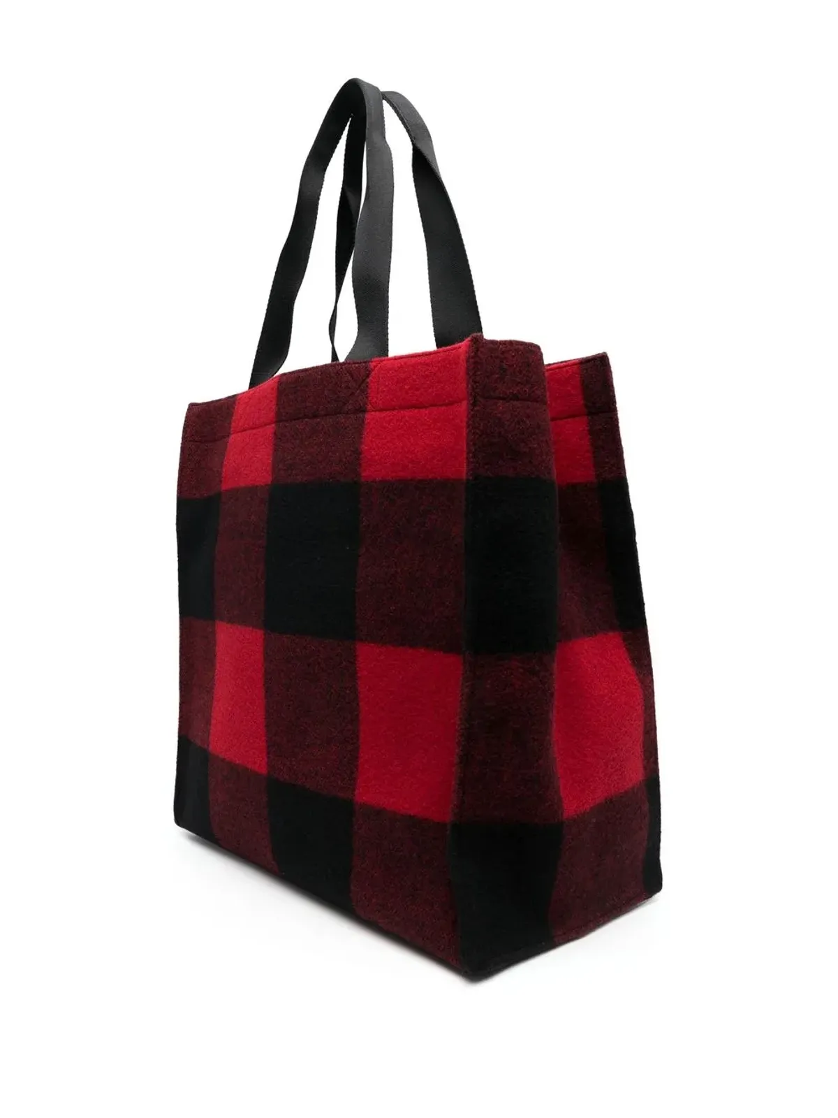 Woolrich ロゴプリント タータン トートバッグ - 画像3