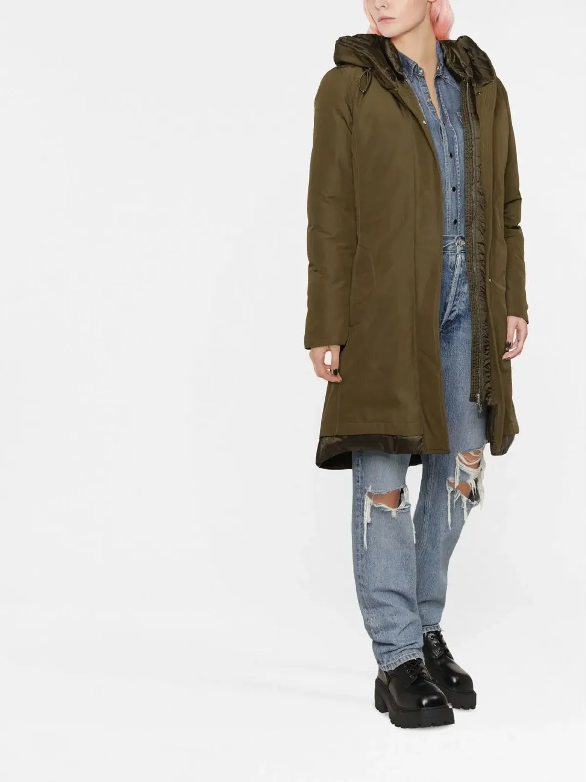 Woolrich Weoka ダウンパッド入りパーカ - 画像2