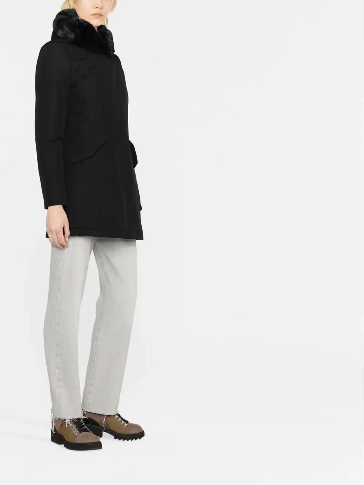 Woolrich ビーカー フード付きパーカー - 画像3