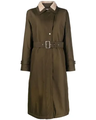 Woolrich ラティモア ベルト付きコート - サムネイル1