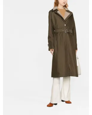 Woolrich ラティモア ベルト付きコート - サムネイル2