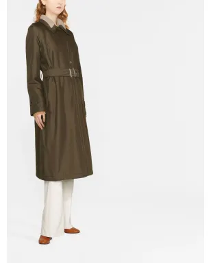 Woolrich ラティモア ベルト付きコート - サムネイル3