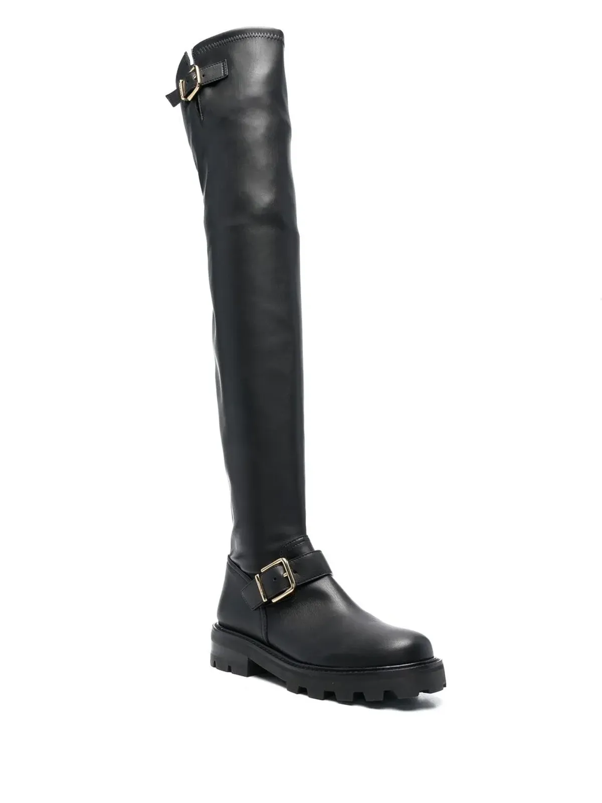 Jimmy Choo バイカー II ニーハイブーツ - 画像2