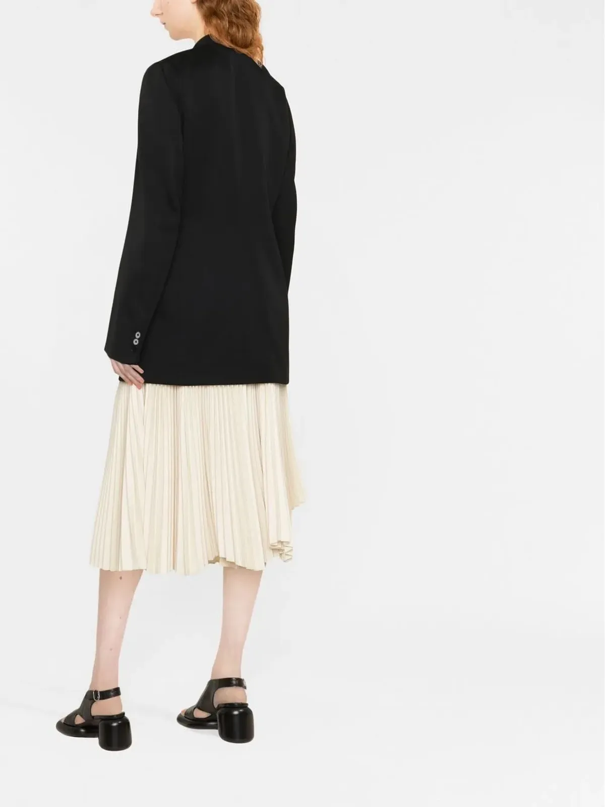 Jil Sander ラペルレス・シングルブレスト・ブレザー - 画像3