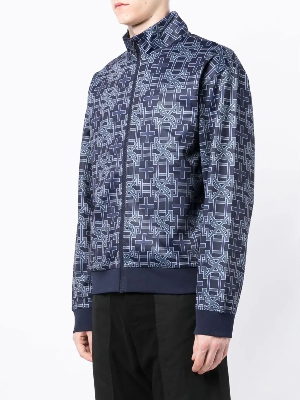 Ksubi モノグラム ジップアップ スポーツジャケット - 画像3