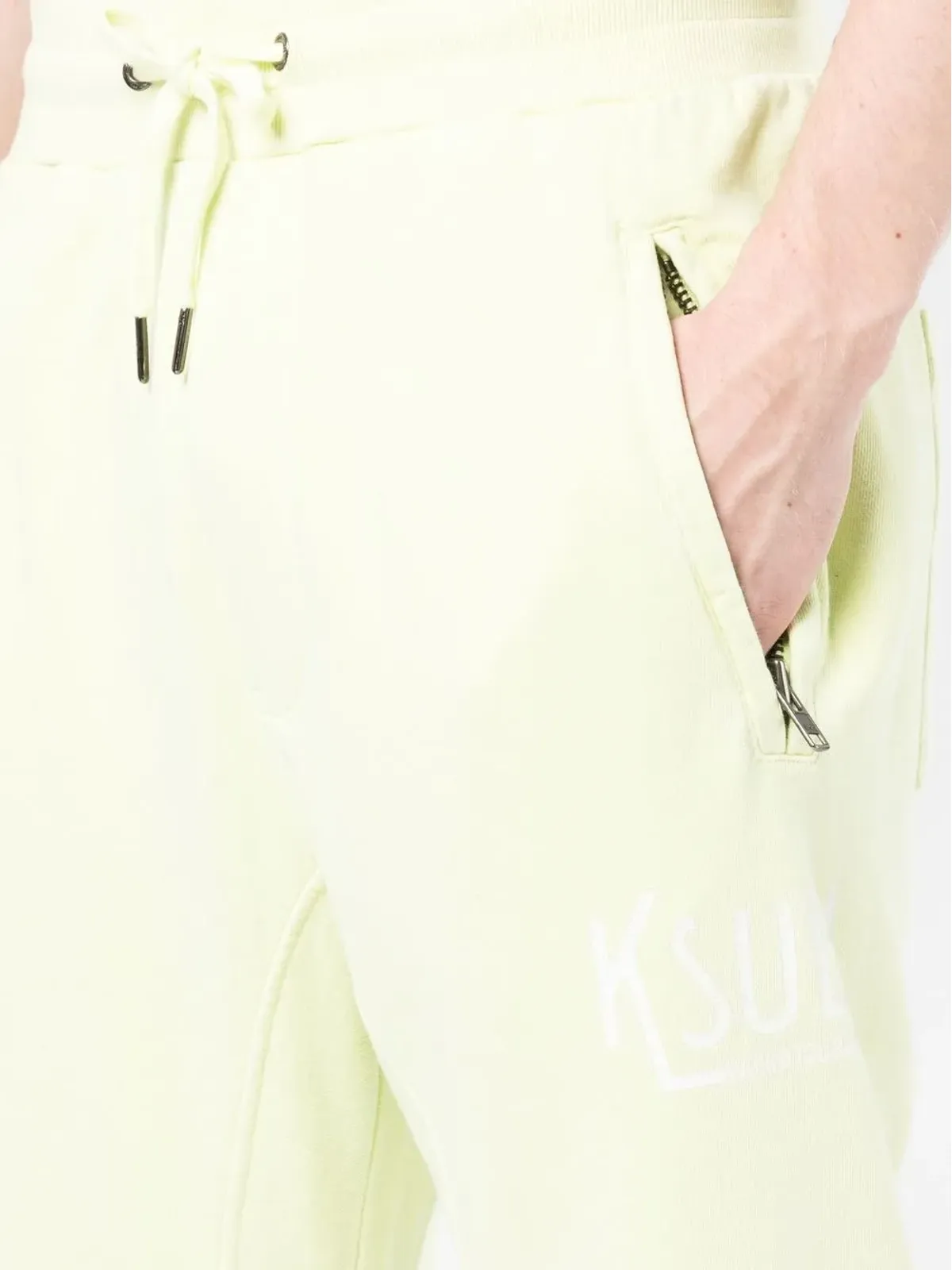 Ksubi ドローストリングウエスト コットン トラックパンツ - グリーン - 画像5