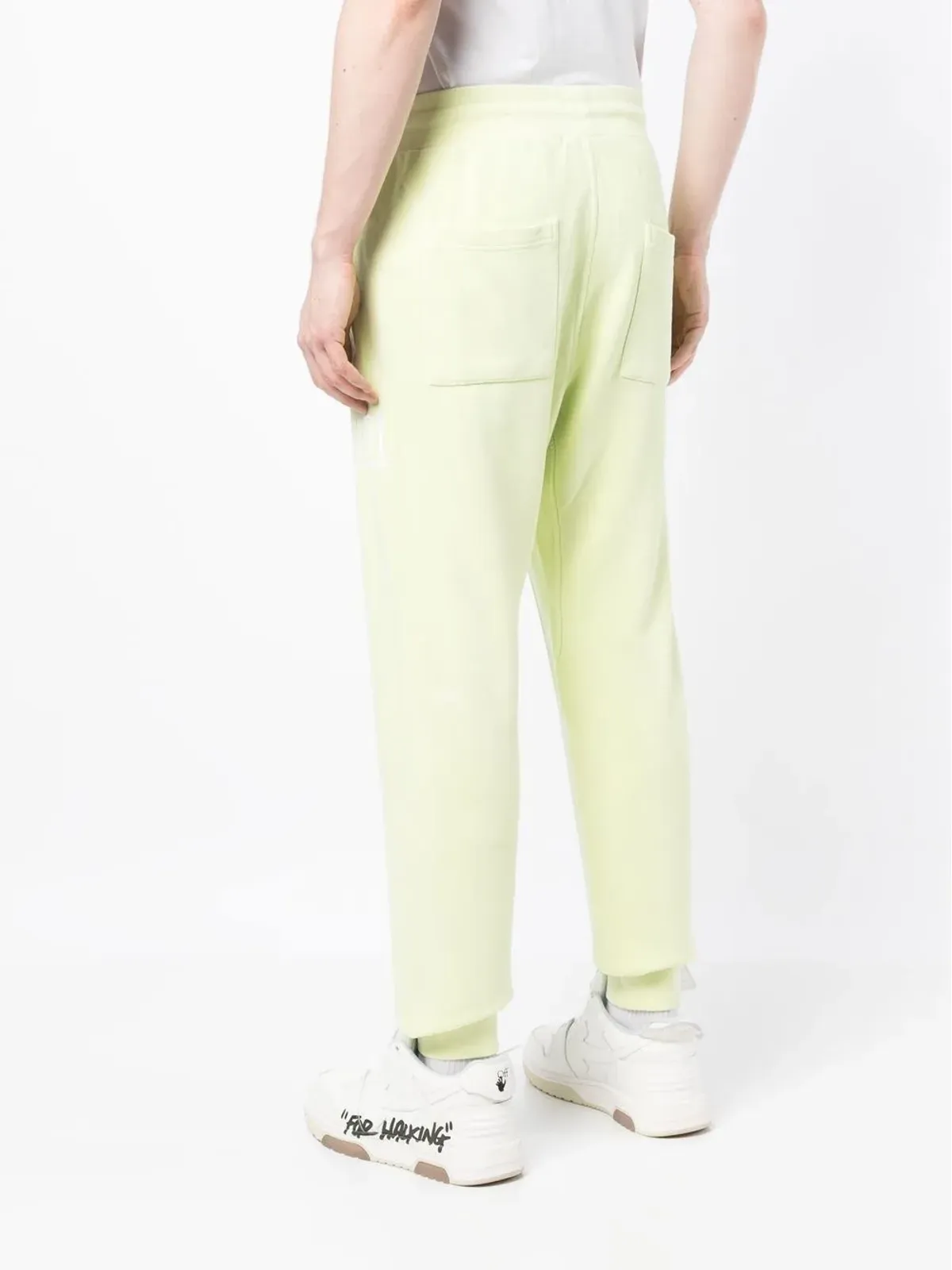 Ksubi ドローストリングウエスト コットン トラックパンツ - グリーン - 画像4