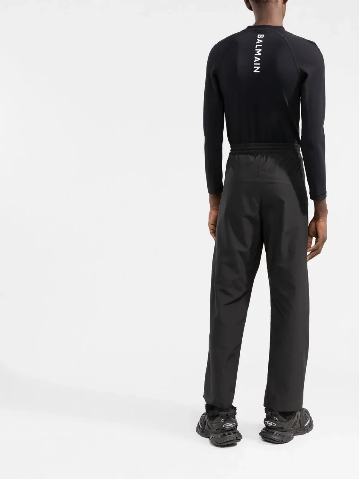Balmain ロゴ入り長袖トップ - 画像4