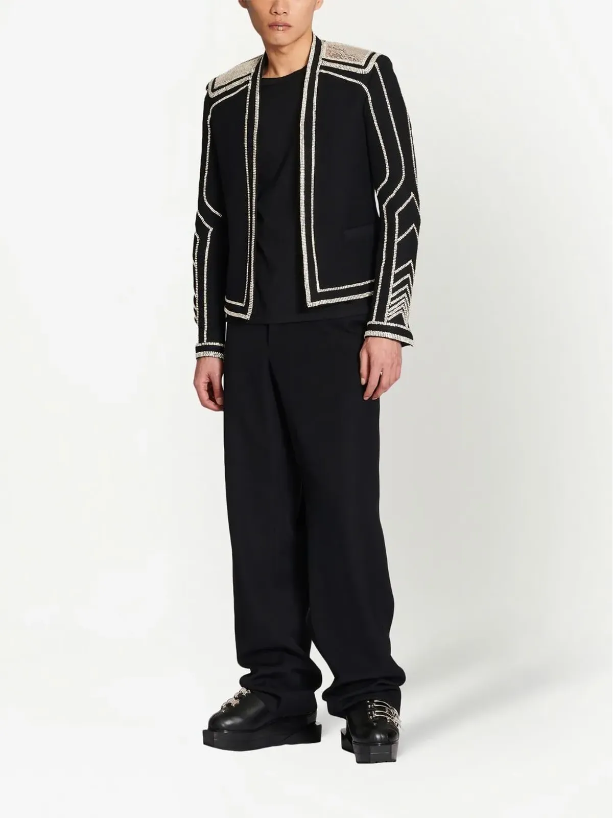 Balmain テーラードウールパンツ - 画像2