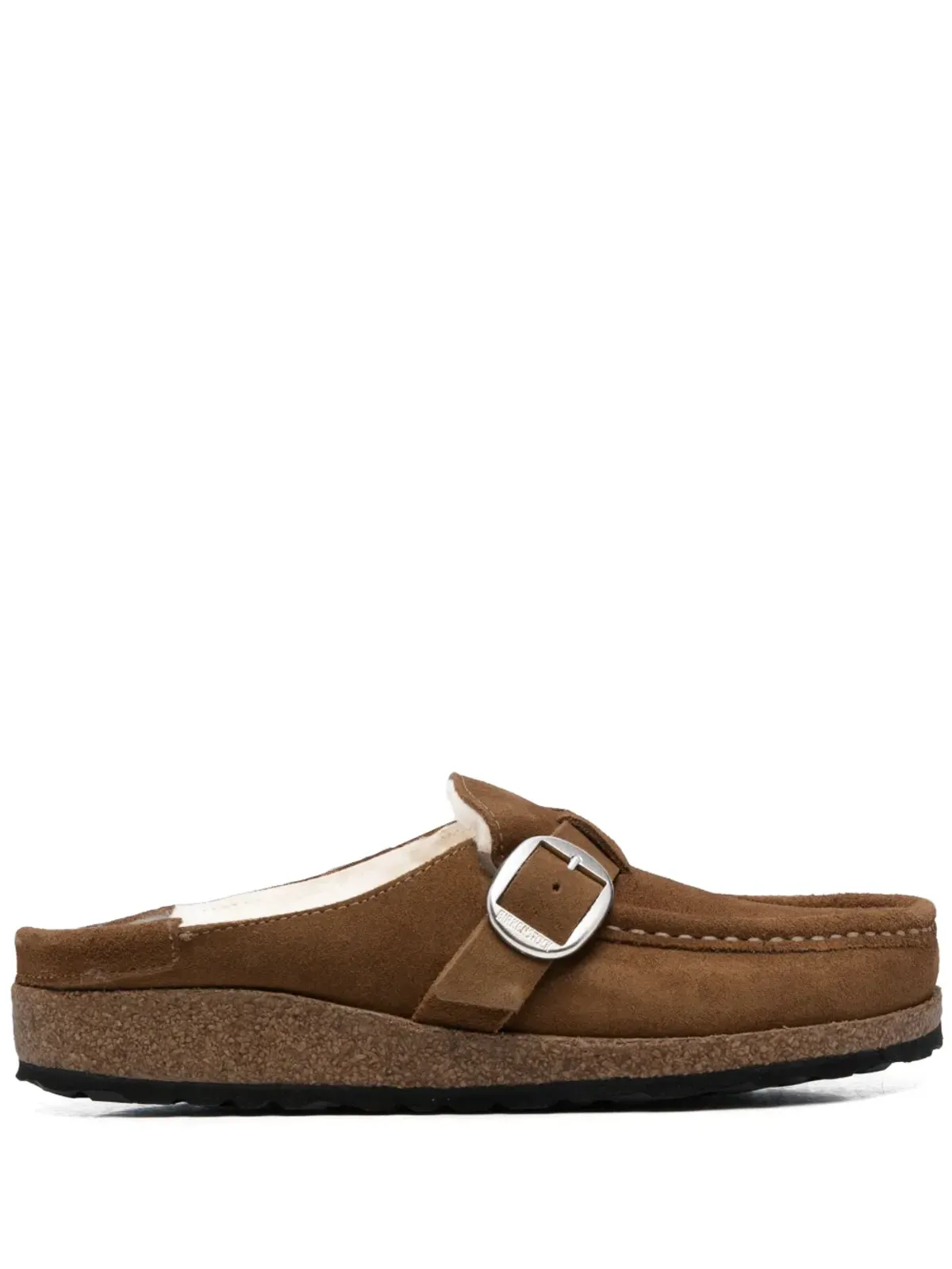 Birkenstock Buckley スリップオン ラインド クロッグ ブラウン - 画像1