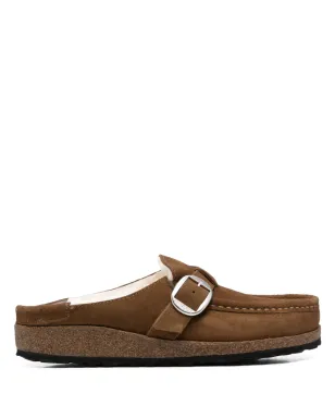 Birkenstock Buckley スリップオン ラインド クロッグ ブラウン - サムネイル1