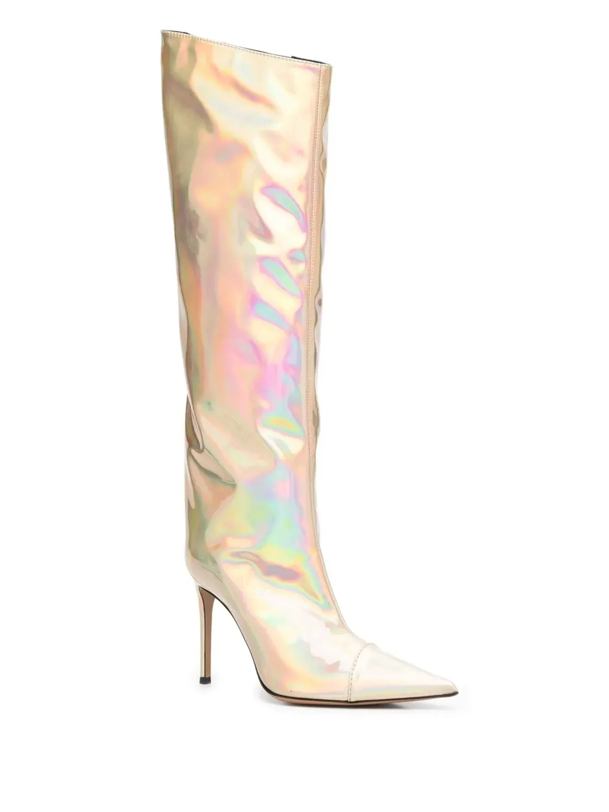 Alexandre Vauthier ポインテッドトゥ膝丈ブーツ - 画像2