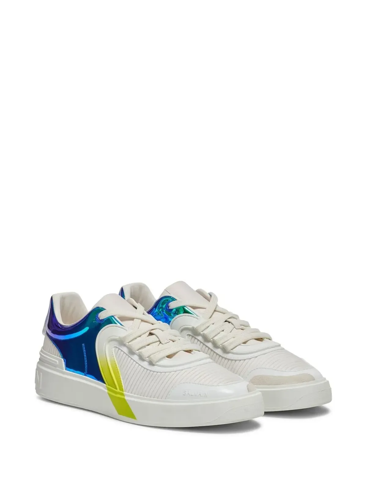 Balmain B-Skate ロー・トップスニーカー - ホワイト - 画像2