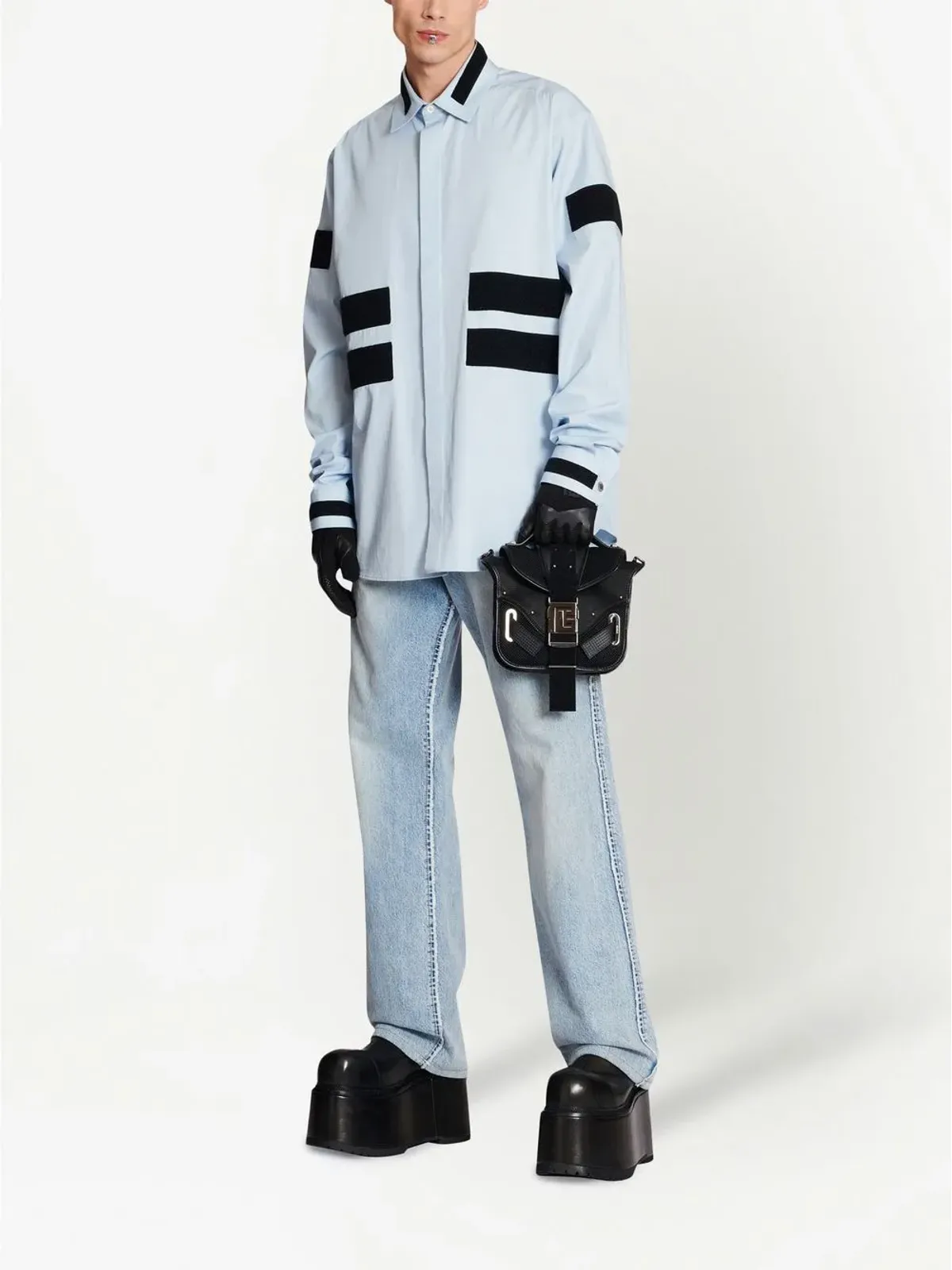 Balmain ルーズフィットストレートジーンズ - 画像2