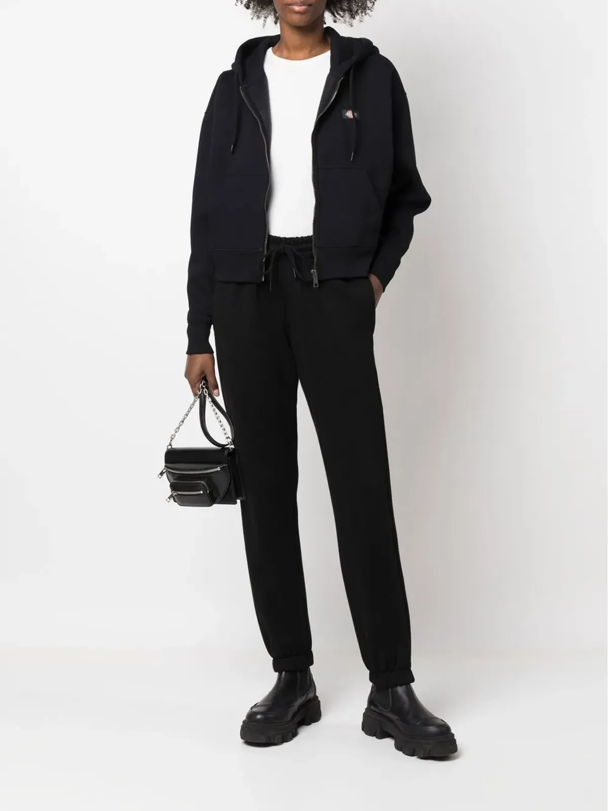 Dickies Construct ロゴパッチ付きジップアップフーディー - 画像2