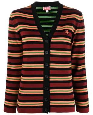 Kenzo ボケフラワー・ストライプ カーディガン - サムネイル1