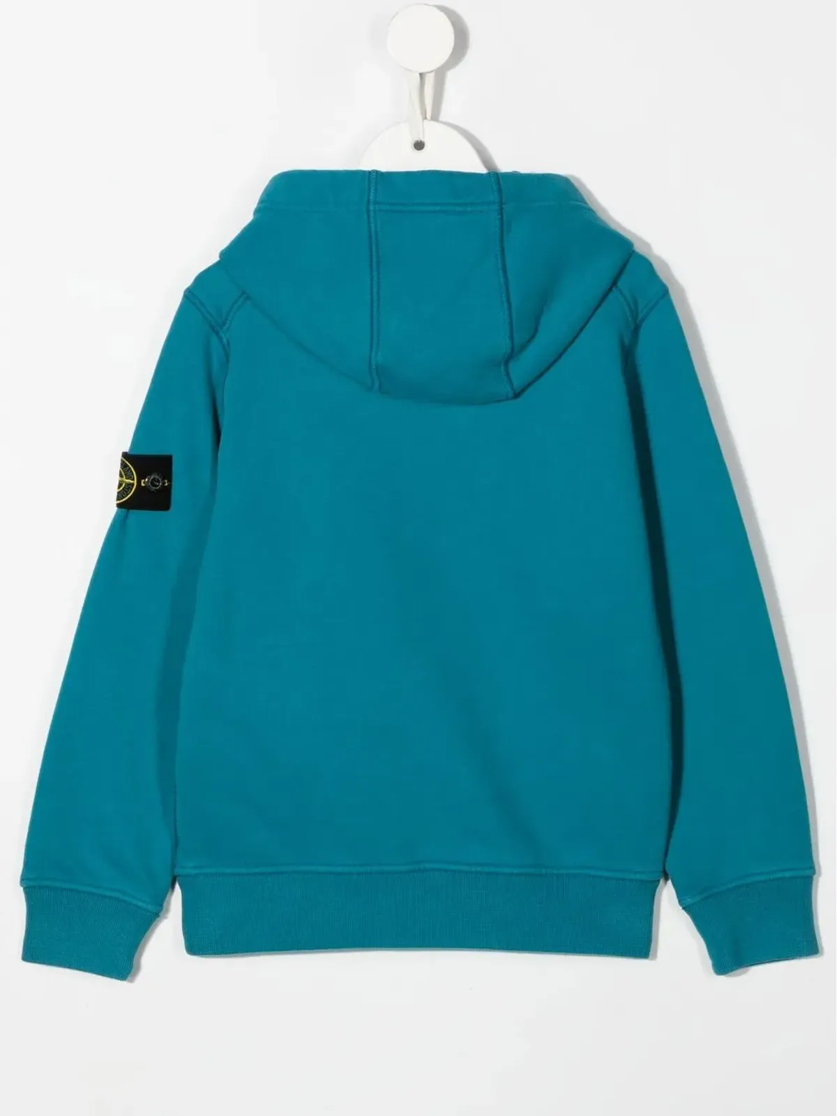 Stone Island Junior ロゴパッチフーディー - 画像2