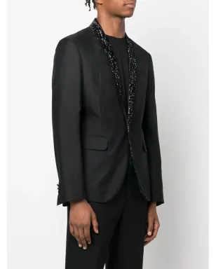 DSQUARED2 メタリックディテールのシングルブレストブレザー - サムネイル3