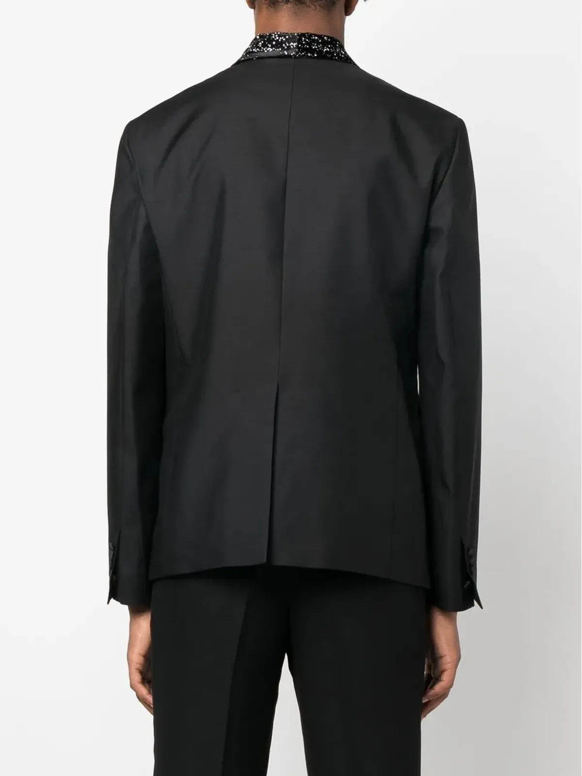 DSQUARED2 メタリックディテールのシングルブレストブレザー - 画像4