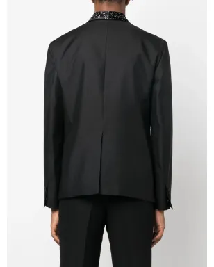 DSQUARED2 メタリックディテールのシングルブレストブレザー - サムネイル4