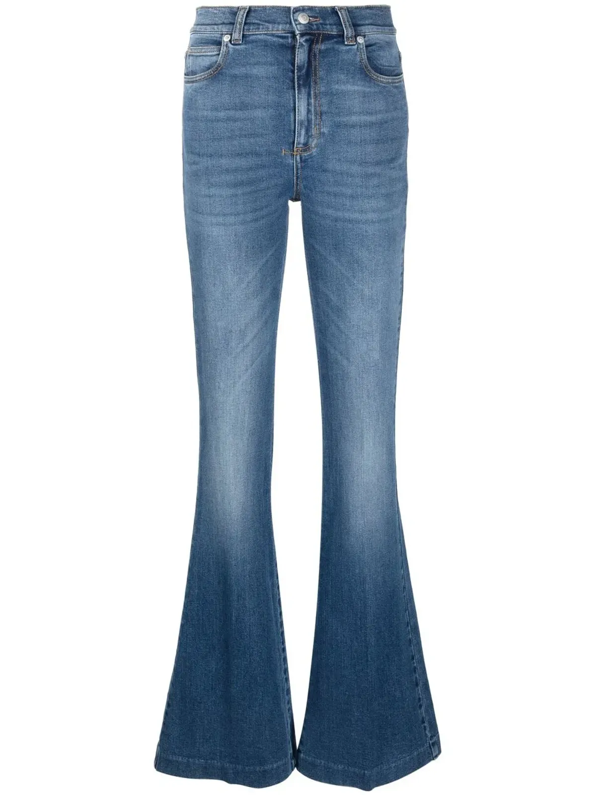 Alexander McQueen ロゴパッチ デニムジーンズ - 画像1