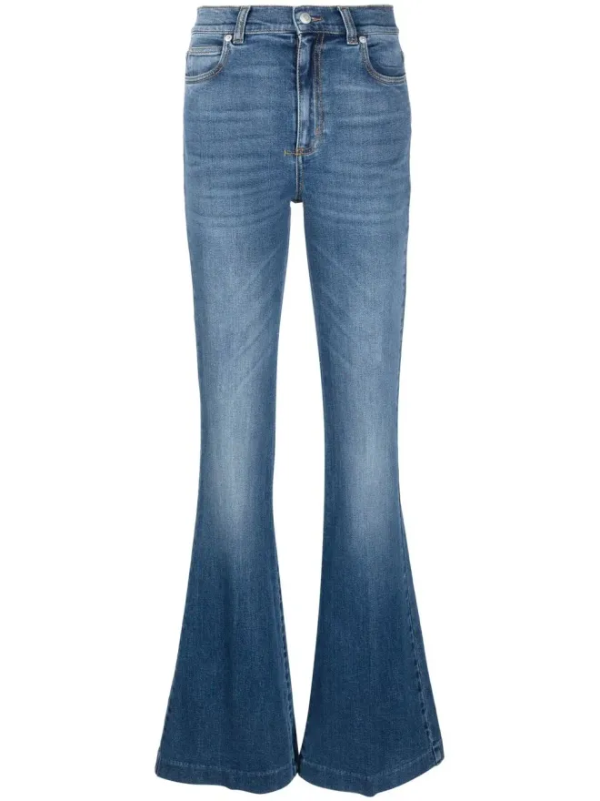 Alexander McQueen Alexander McQueen ロゴパッチ デニムジーンズの商品画像