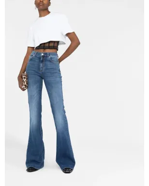 Alexander McQueen ロゴパッチ デニムジーンズ - サムネイル2