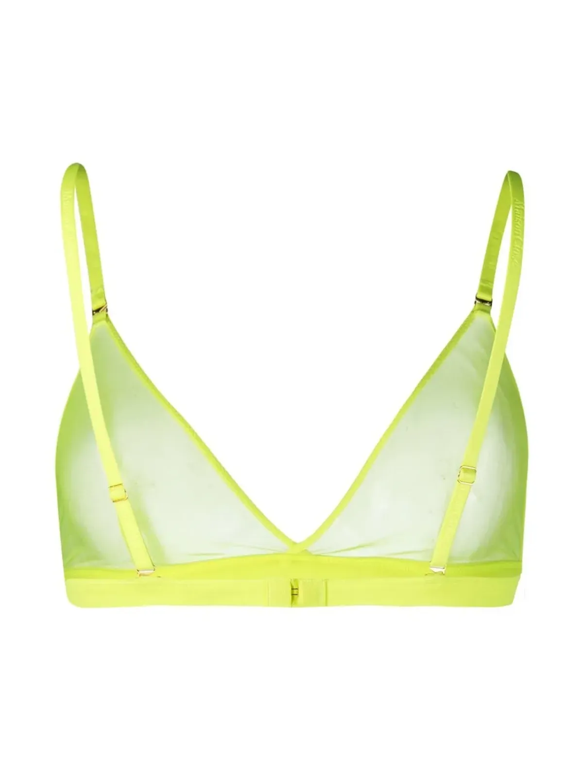 Maison Close Corps à Corps Neon トライアングルカップ ブラ - イエロー - 画像2