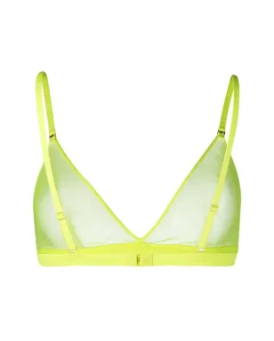 Maison Close Corps à Corps Neon トライアングルカップ ブラ - イエロー - サムネイル2