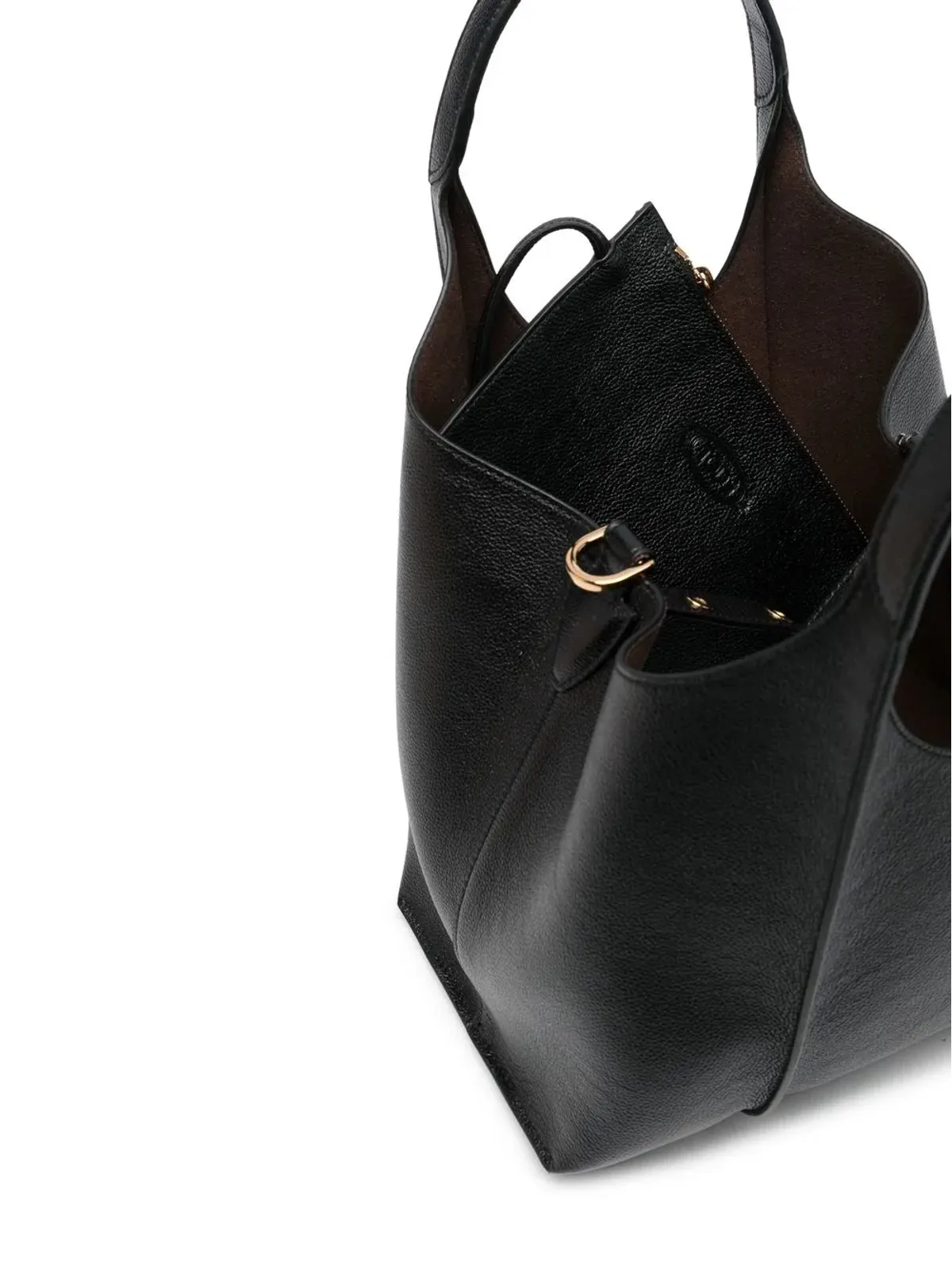 Tod's タイムレス ロゴプレート トートバッグ - 画像5
