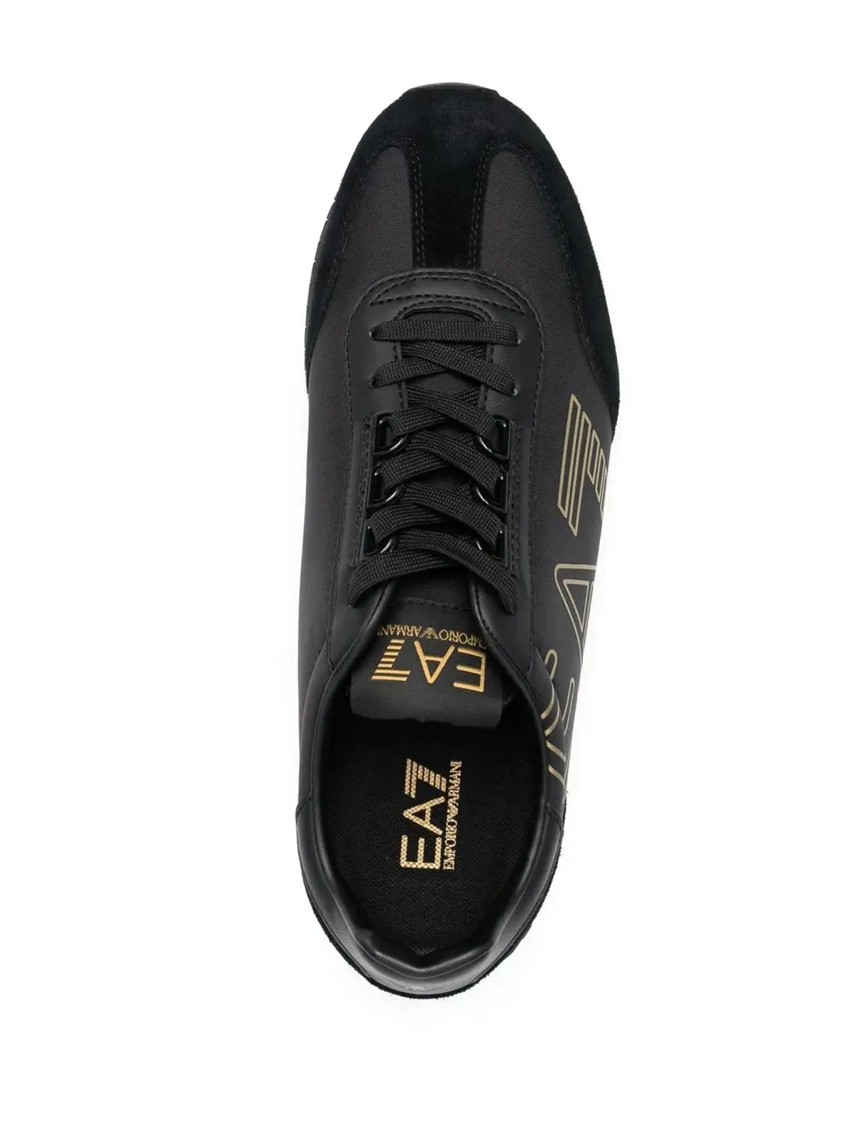 Ea7 Emporio Armani ロゴプリント ローカットスニーカー - 画像4