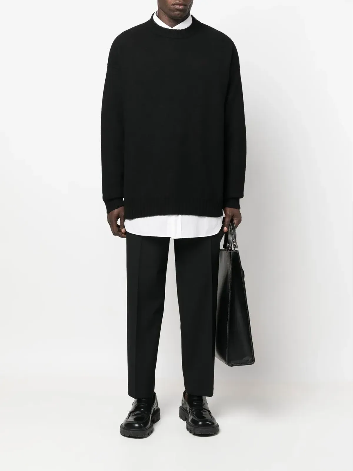 Jil Sander プリーツ入りストレートパンツ - 画像2