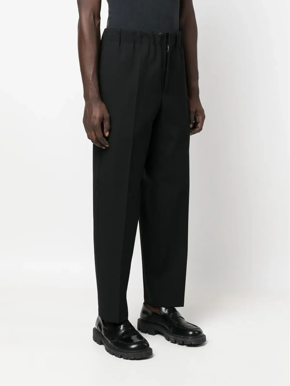 Jil Sander プリーツ入りストレートパンツ - 画像3