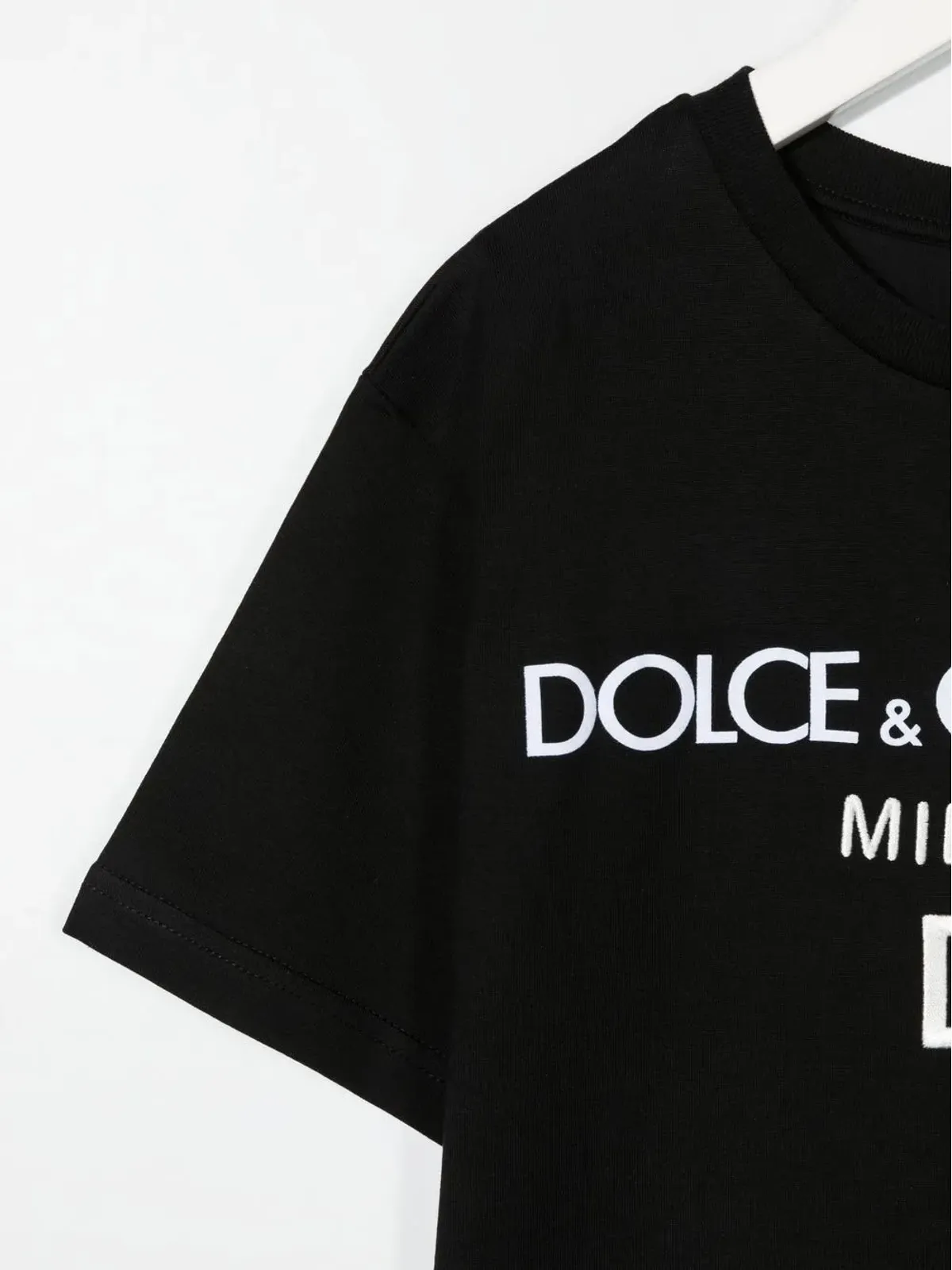 Dolce & Gabbana Kids DG Milano 刺繍入り Tシャツ - 画像3